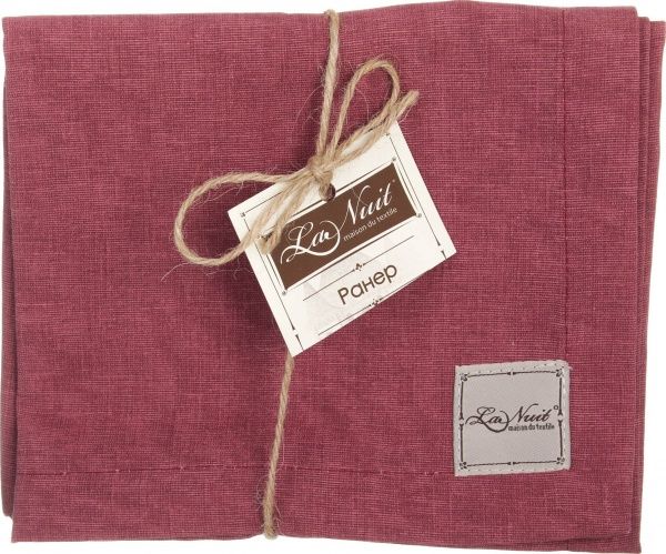 Раннер Шарлотта 140x40 см винный La Nuit 