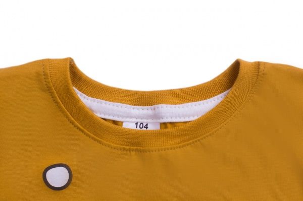 Футболка для хлопчиків Luna Kids з принтом Shark р.98 жовтий 