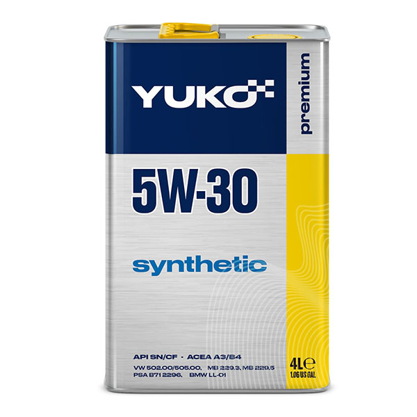 Моторне мастило YUKO SYNTHETIC 5W-30 5W-30 4 л