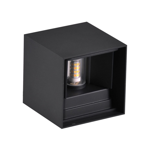 Бра Polux Kioto 1x6,5 Вт G9 чорний 