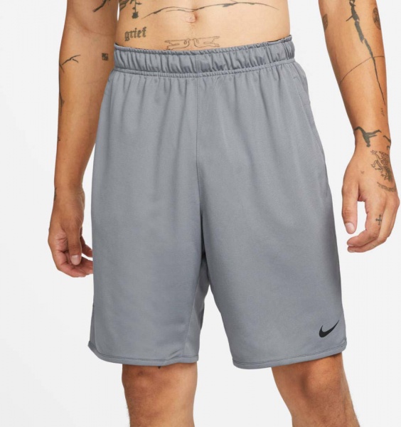 Шорты Nike DF TOTALITY KNIT 9 IN UL DV9328-084 р. 2XL серый