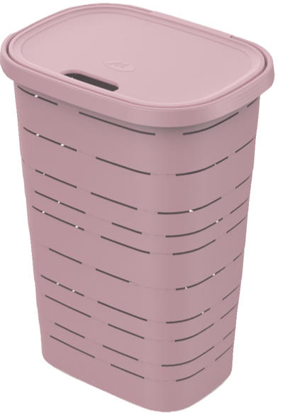Корзина для белья Mazzei 55 л розовый 