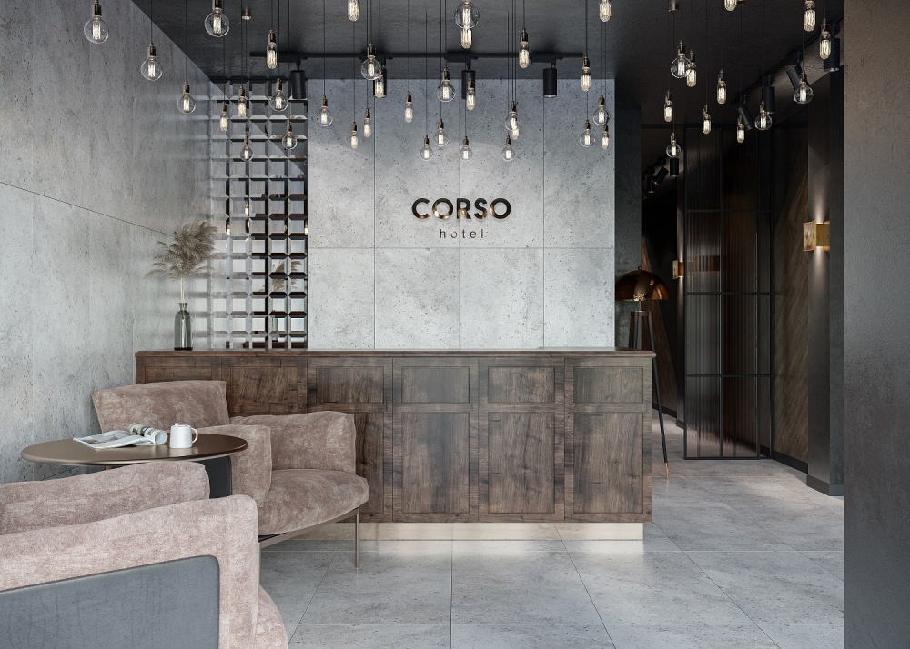 Плитка Golden Tile Corso grey 5F2980 60х120 см