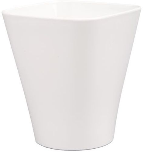 Кашпо для орхидей Оранжерея «Квадро» квадратный 3л белый 