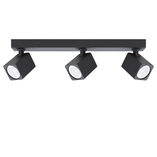 Спот Victoria Lighting 3x35 Вт GU10 чорний Shark/PL3 black 