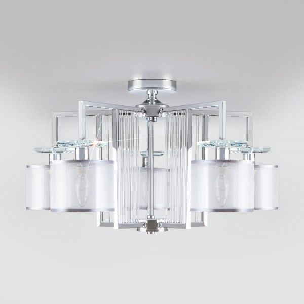 Люстра потолочная Strotskis Fargo 60108/5 5x40 Вт E14 хром 