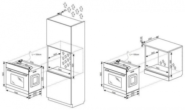 Духова шафа Hansa BOEI681121