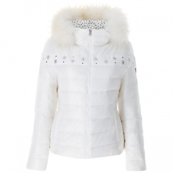 Пуховик Vist CATERINA LEOPARD D023LBN00S6FUR0 р.S білий