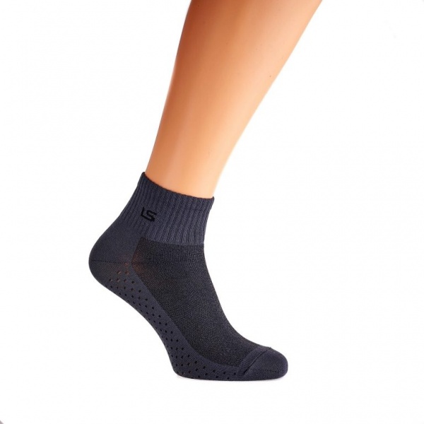 Шкарпетки з тактильними крапками 13 см 3000610927 р.41-43 темно-сірий 1 шт.