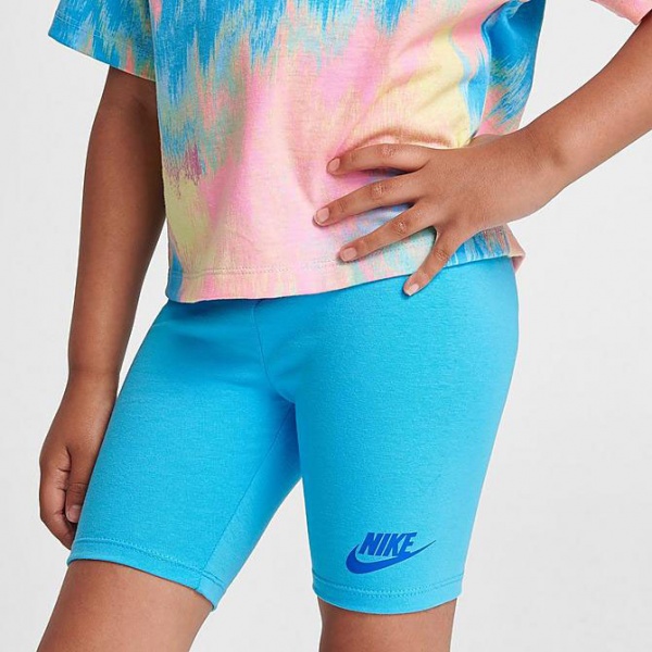 Комплект детской одежды Nike BOXY TEE & BIKE SHORT SET 36K457-F85 разноцветный