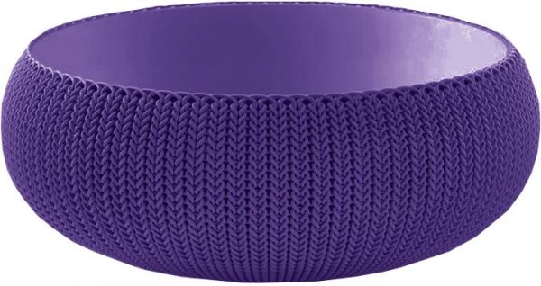 Горшок пластиковый Cozies L круглый 22,8л сиреневый (17202258610) 