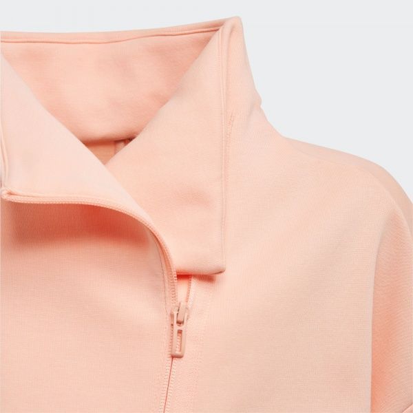 Джемпер Adidas YG ID HTR CO ED4644 р. 158 рожевий