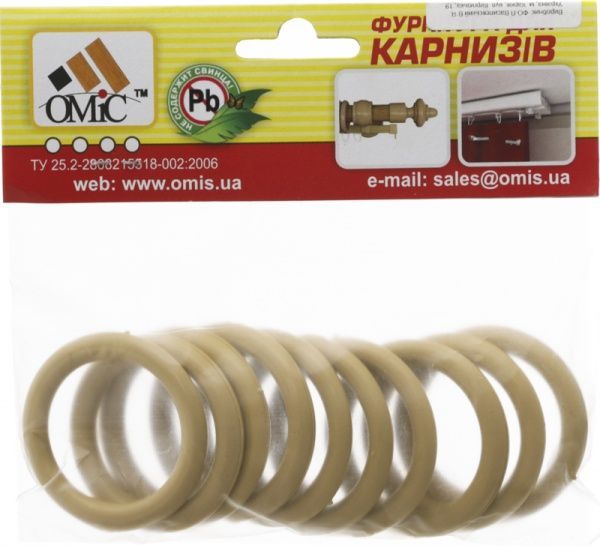 Кільце ОМіС 10 шт. набірний дуб світлий 