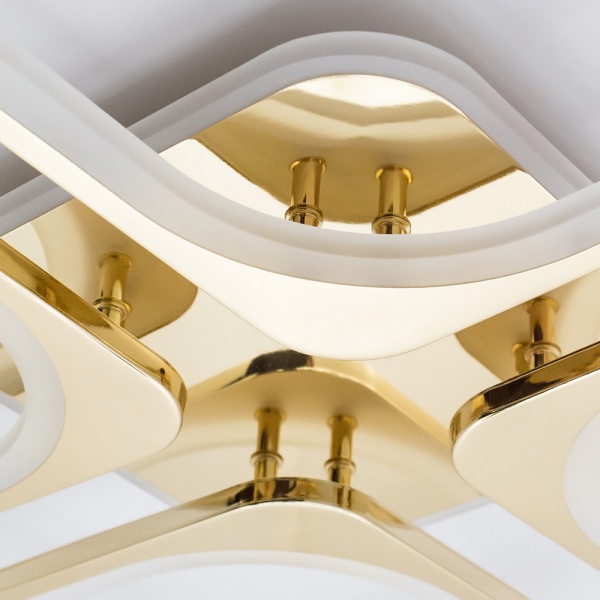 Люстра светодиодная Luminaria 4Q550/90 100 Вт золотистый LOOK RGB 100W GOLD 