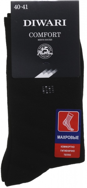 Носки мужские COMFORT 017 р 25 черные Conte