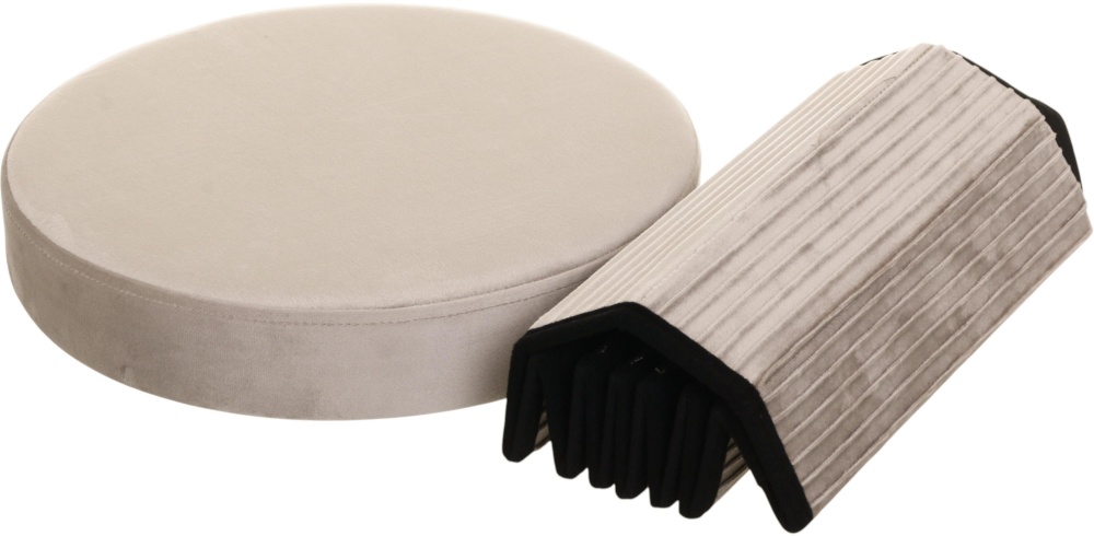 Сундук-пуф Sensio для хранения Velora 380х380х380 мм серый (HS15-F11)