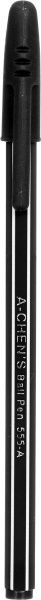 Ручка кулькова A-Chen's чорна 