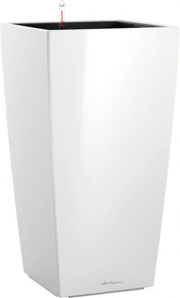 Вазон пластиковый Lechuza Cubico 30 18181 квадратный 50,1л белый 