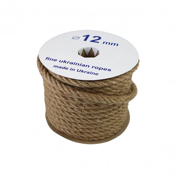 Канат Радосвіт джутовый 12 мм натуральный