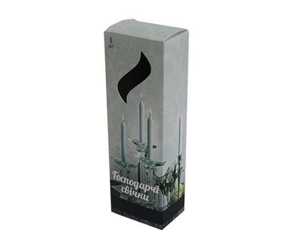 Набор свечей 6 шт. черный H20186-050 Feroma Candle