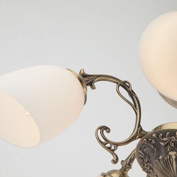 Люстра потолочная Strotskis Ariele 22010/5 5x60 Вт E27 античная бронза 