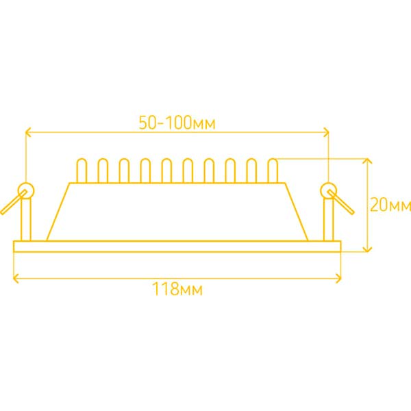 Светильник точечный LightMaster AL616 8W 4000K 