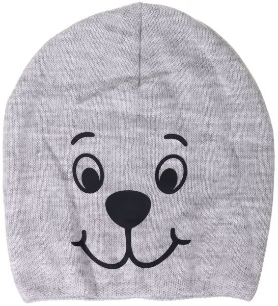 Шапочка дитяча для хлопчика Kraft+ 2299 р.48 світло-сірий меланж 
