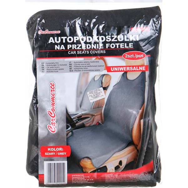 Чохол на сидіння майка к-т 2 шт 116x61 см CarCommerce сірий