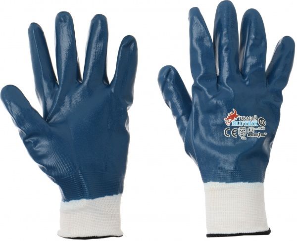 Рукавички Reis з покриттям нітрил XL (10) BLUTRIX 10