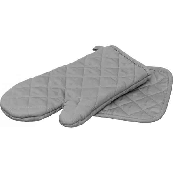 Набір кухонний рукавичка та прихватка 17x30 см світло-сірий 