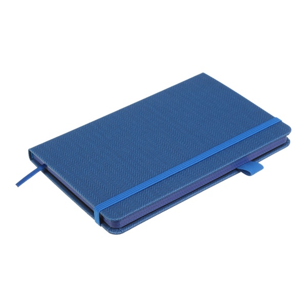 Книга для нотаток Tweed 125x195 мм 96 арк. клітинка синій Buromax