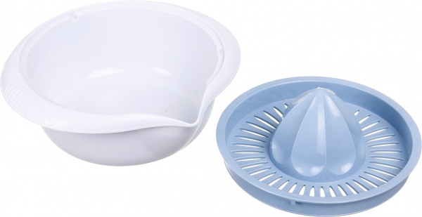 Пресс для цитрусовых серый с голубым пластик 920040