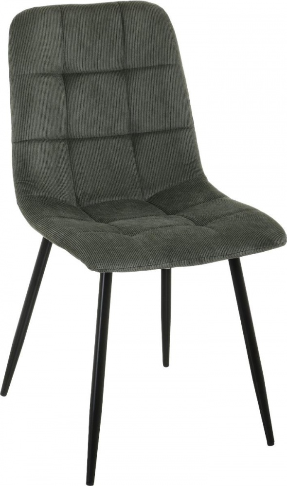 Стул Центр Меблів Summy 45х56х88 см вельвет Corduroy-13 зеленый / черный