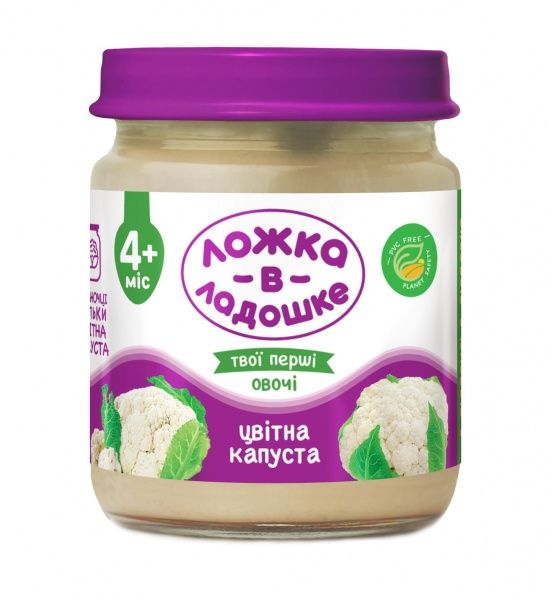 Пюре Ложка в ладошке из цветной капусты 125 г 