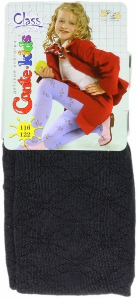 Колготки детские Conte-Kids CLASS, р.116-122 графит 