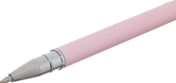 Ручка гелевая металлическая Единорог розовый 