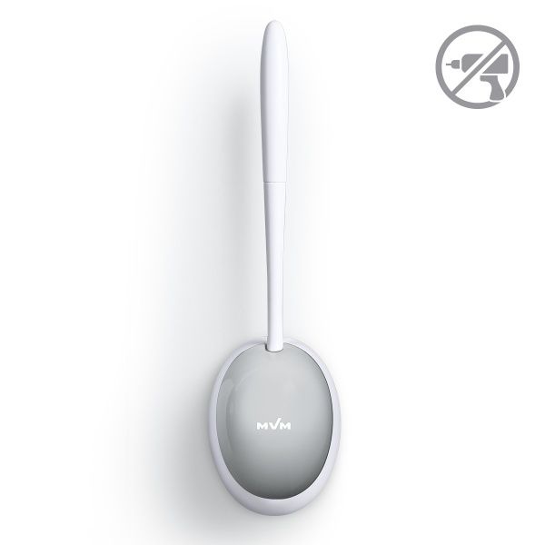 Ершик для унитаза MVM BP-21 белый с серым