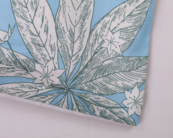 Комплект постельного белья Mirandela семейный бежевый с голубым Lameirinho 