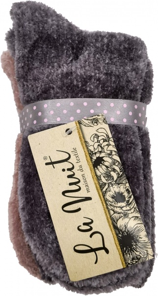 Набор носков женских La Nuit р. универсальный коричневый 