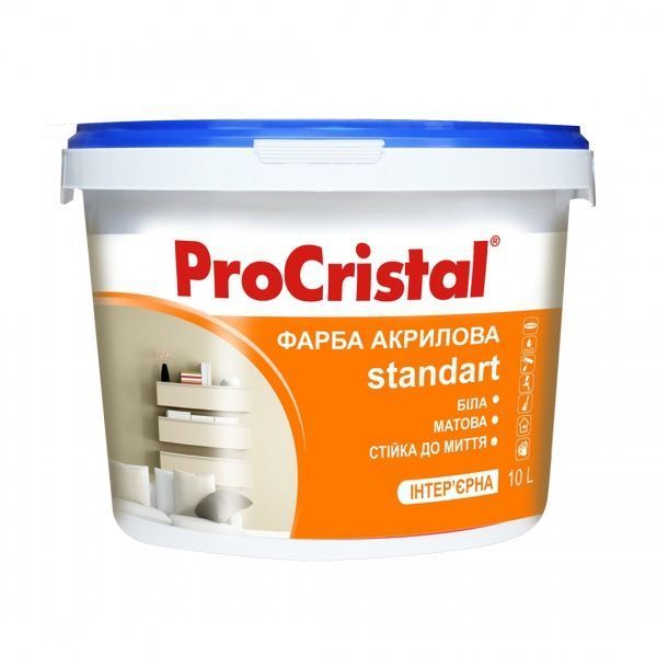 Краска акриловая ProCristal Standart IР-231 мат 5л 