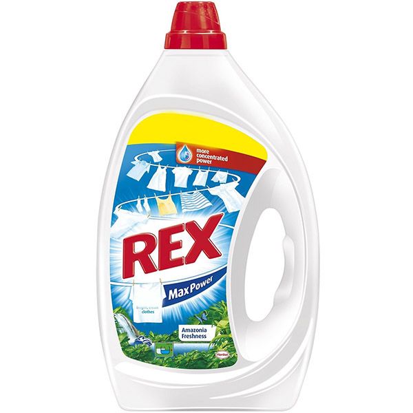 Гель для машинной и ручной стирки Rex Амазонская свежесть 5 л