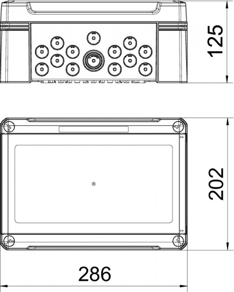 Корпус монтажный OBO Bettermann ИК06 2008832