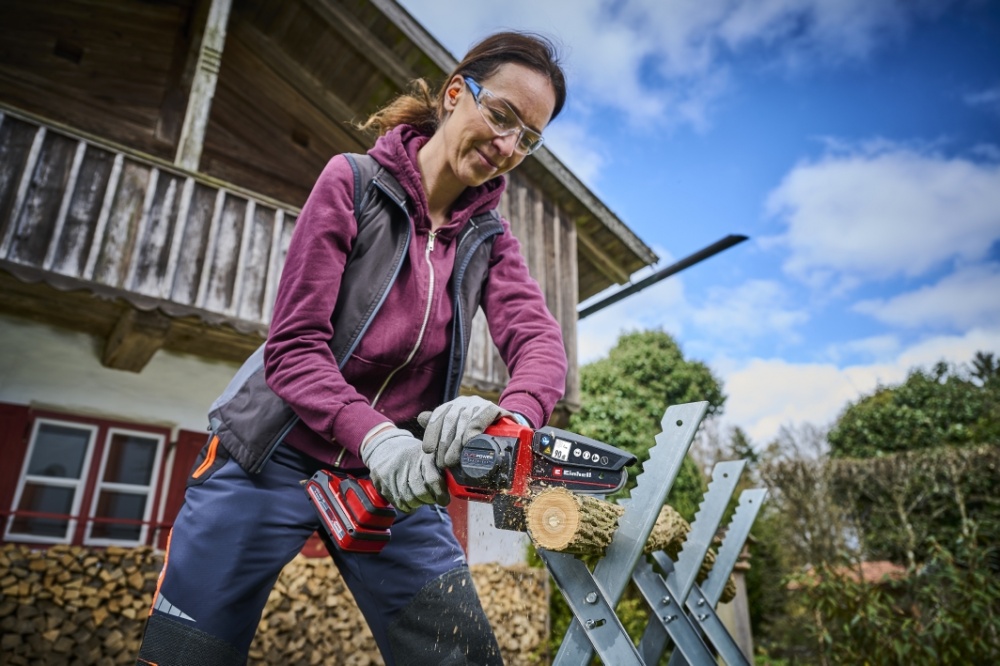 Пила мини аккумуляторная Einhell PXC GE-PS 18/15 Li BL Kit 2.5 Ah 4600040+4512097+4500174