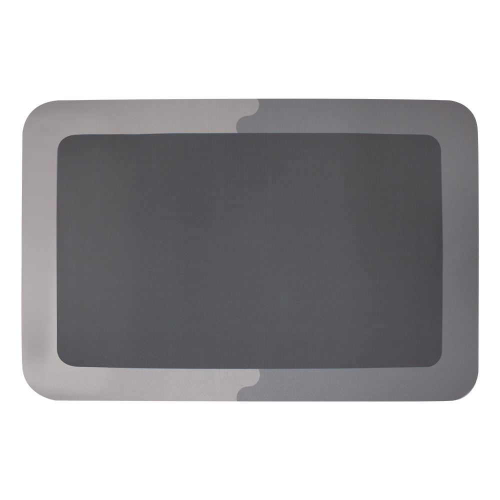 Коврик для ванной комнаты Arino быстросохнущий 40х60 см серый