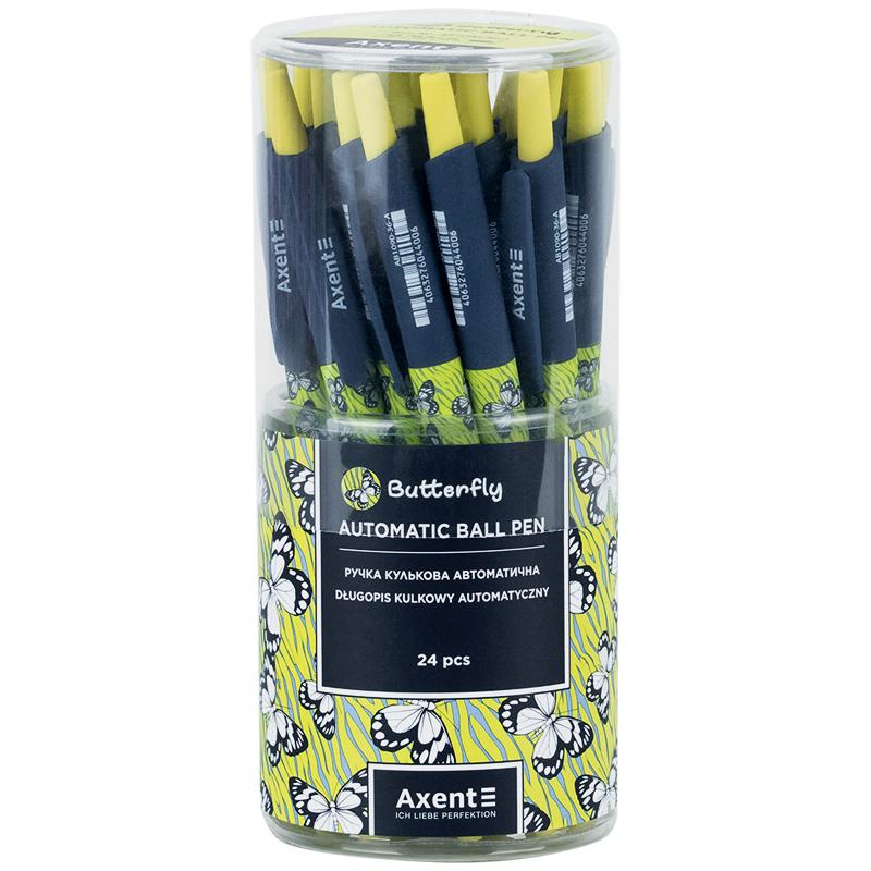Ручка кулькова Axent автом. 1090-36-A Butterfly