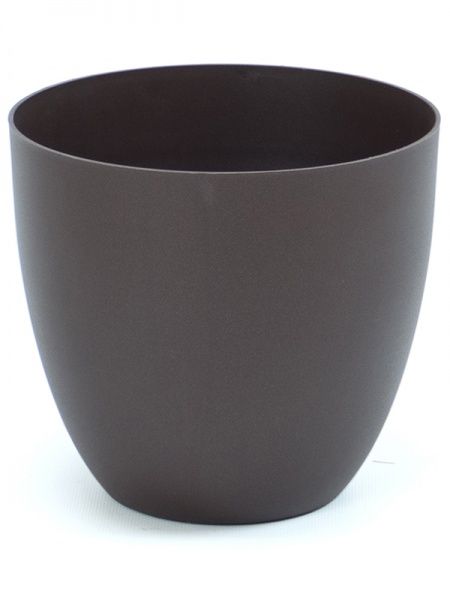 Горщик пластиковий Plastiken Cuenco TES круглий 58 л бронзовий 