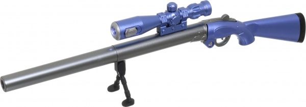 Ручка гелевая Винтовки голубая 