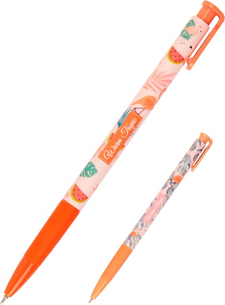 Ручка кулькова Axent Warm Tropic 0,5 мм синя AB1088-4-02-A 