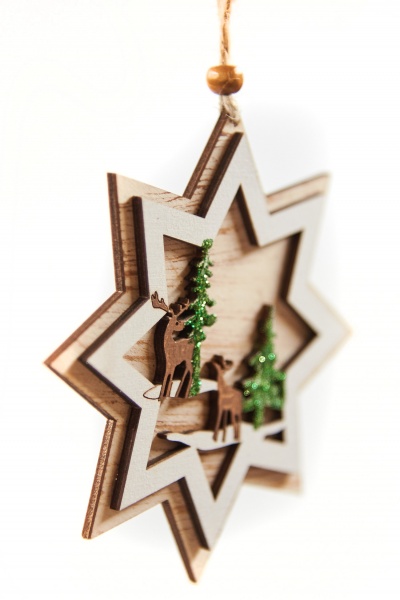 Подвеска Звезда 11,5 см 8920