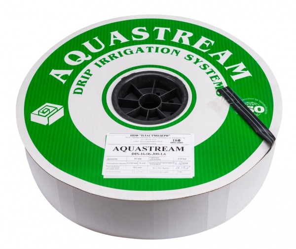 Крапельна трубка AquaStream D16-08-300-1,6-1000